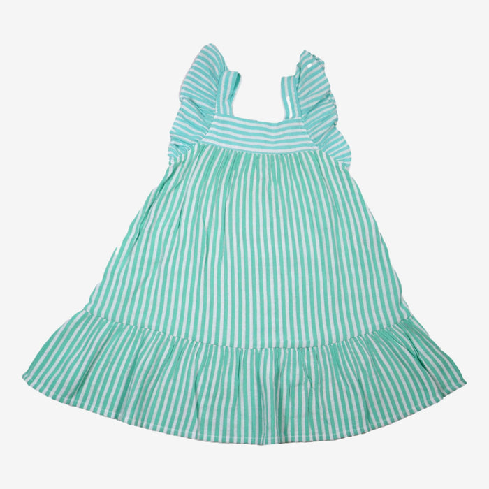 ZARA 5 ans robe à rayures vertes