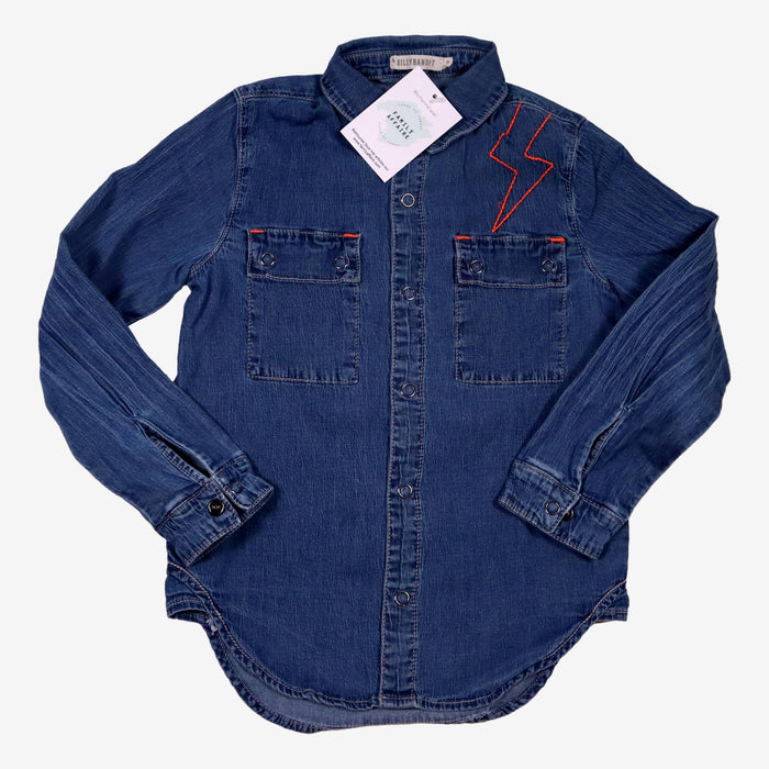 BILLY BANDIT 6 ans chemise jean éclair brodé