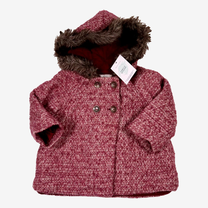 ZARA 2 ans manteau chiné violet