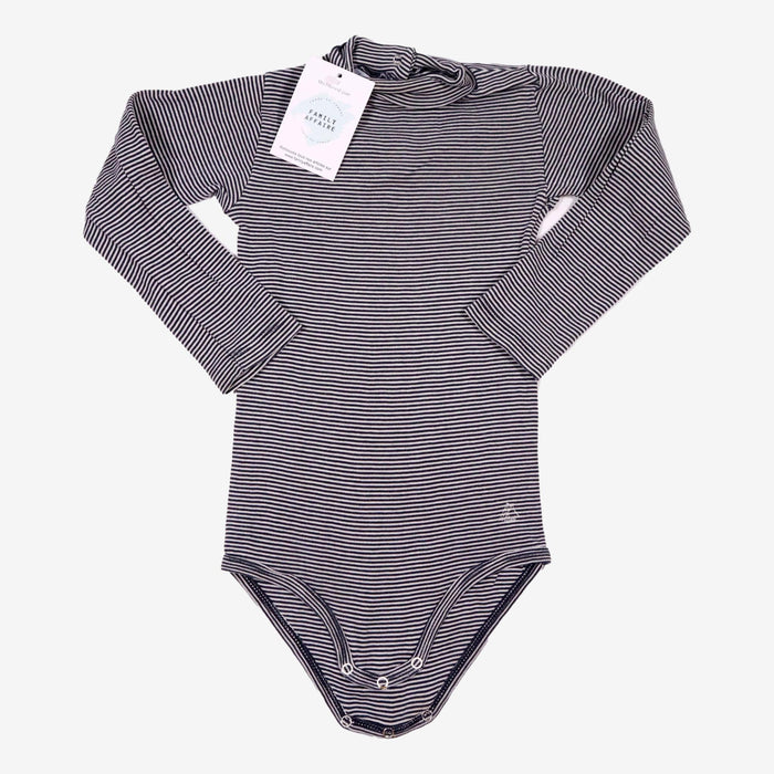 PETIT BATEAU 3 ans body a rayures col roulé