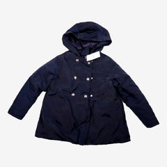 JACADI 6 ans manteau bleu marine capuche