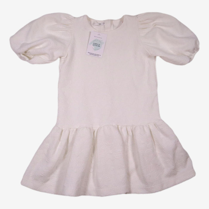 ZARA 4 ans robe blanche manches ballon