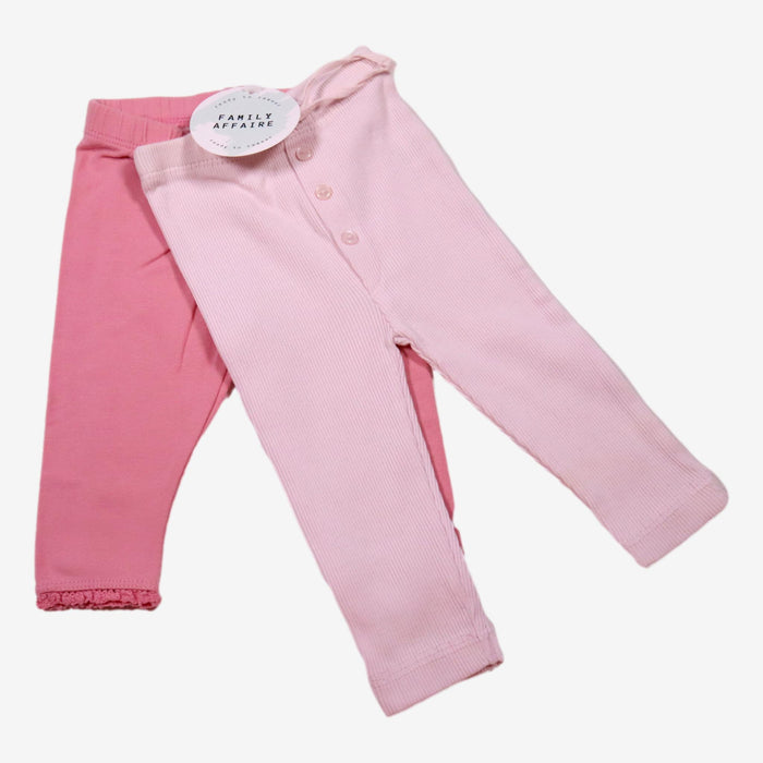 BOUTCHOU 3m lot 2 leggings rose