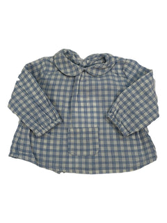 ZARA 3/6 mois Blouse vichy bleu