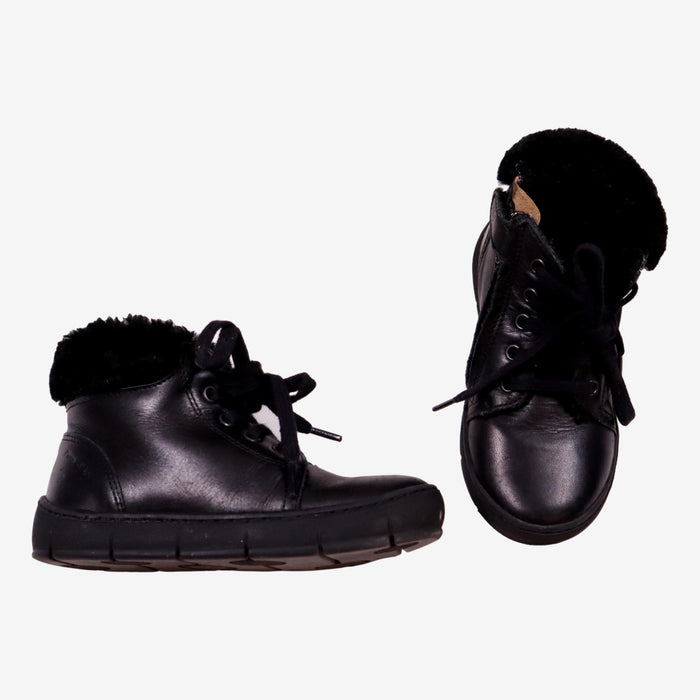 POM D'API 25 boots noires fourrées