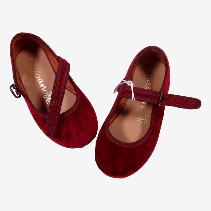 CHASOAN 24 babies velours bordeaux