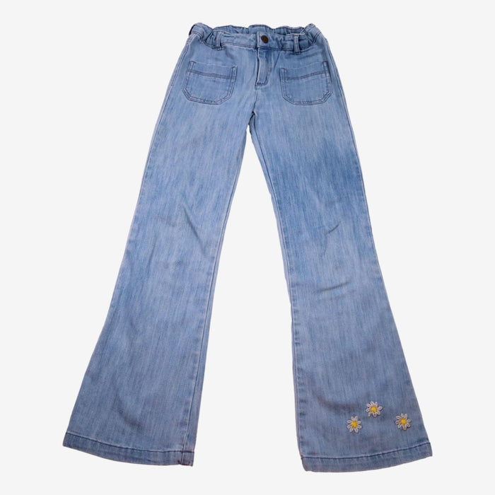 BONTON 12 ans jean flare brodé