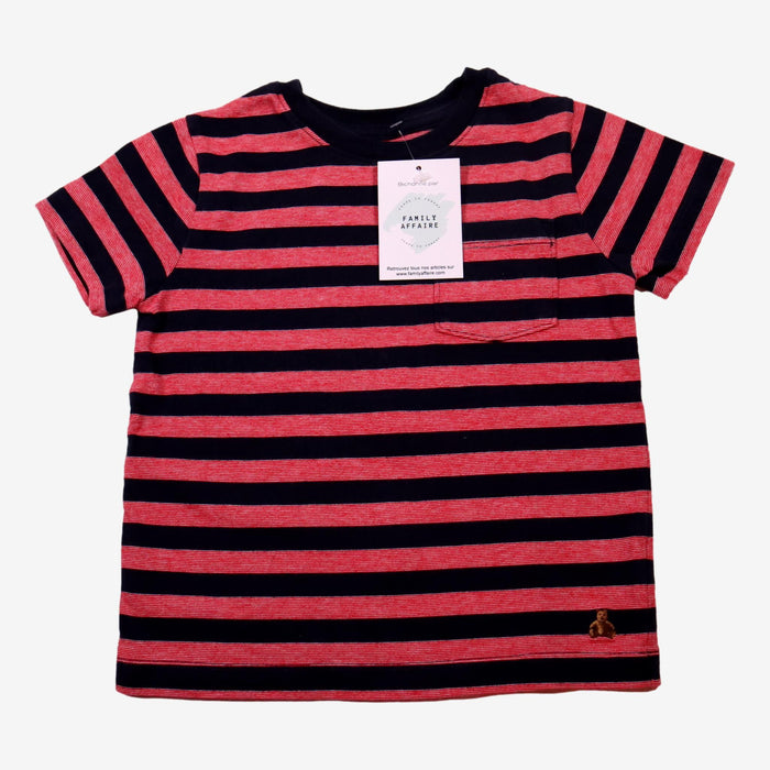 GAP 2 ans tee shirt rayé rouge