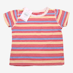 BONTON 4 ans tee shirt rayé multicolore