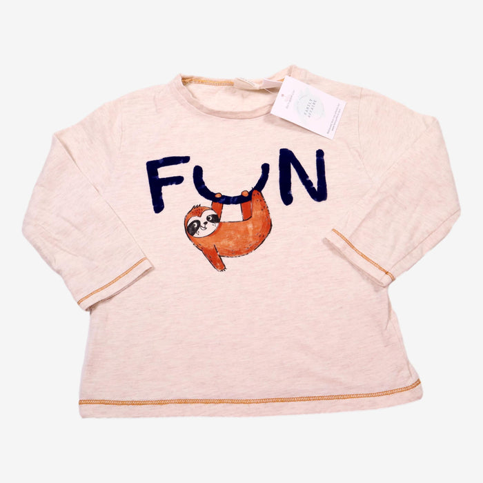 ZARA 2/3 ans tee shirt paresseux