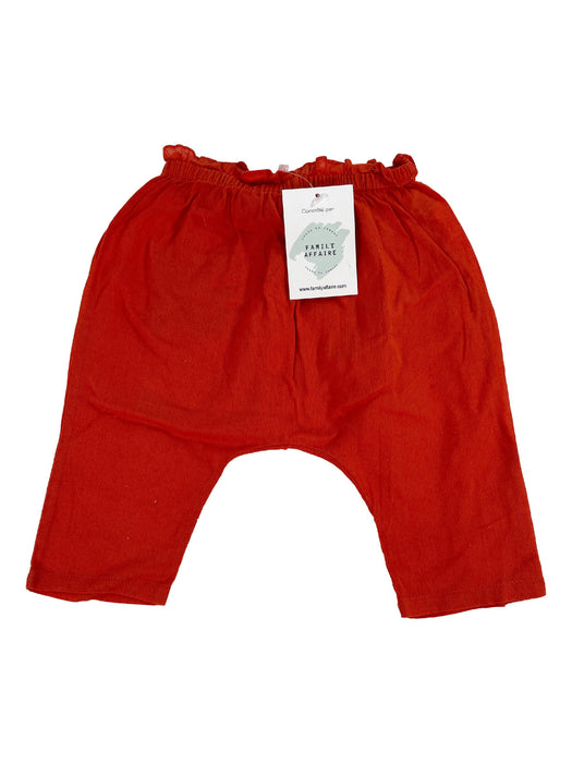 BONPOINT 6 mois Pantalon rouge fluide