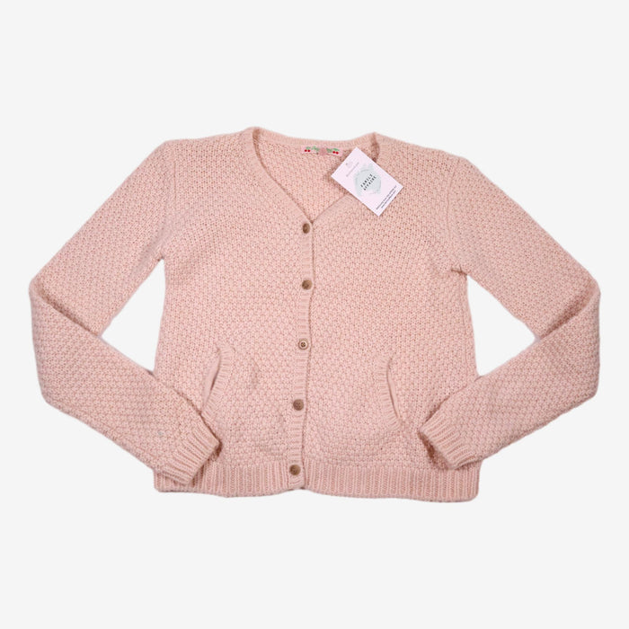 BONPOINT 12 ans gilet rose laine