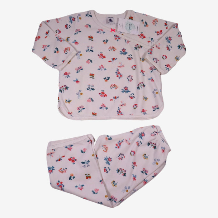 PETIT BATEAU 4 ans pyjama à fleurs