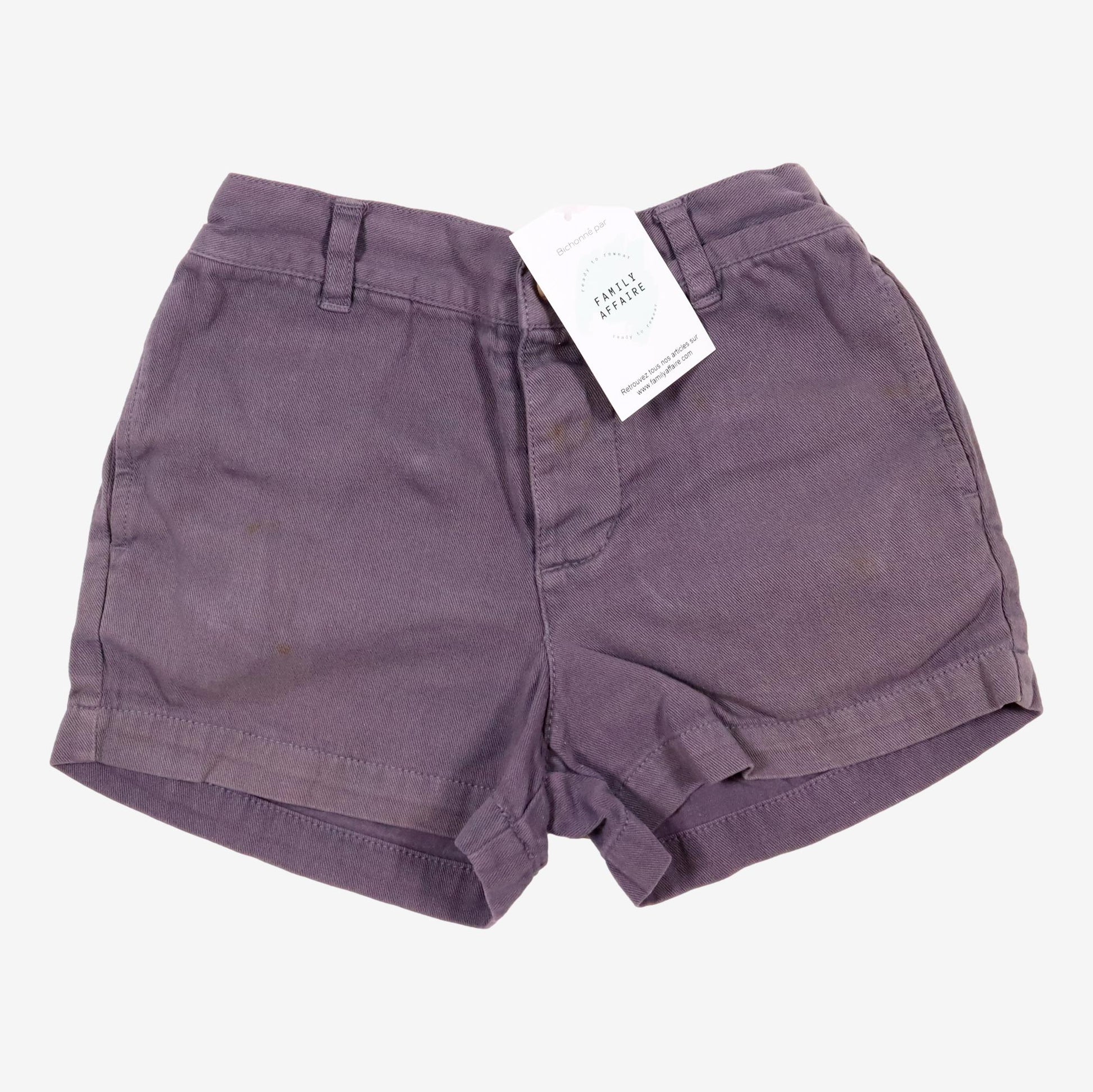 BONTON 6 ans short gris en coton