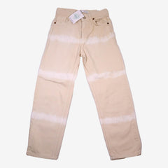 ZARA 9 ans jean beige tie & tye