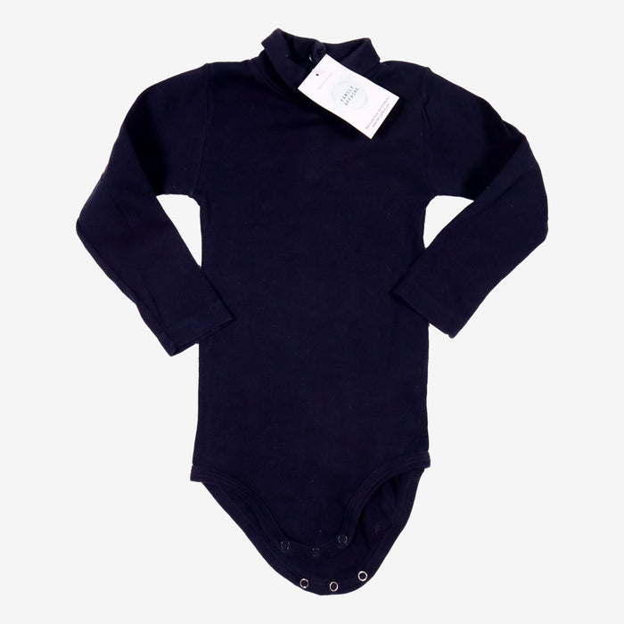 PETIT BATEAU 2 ans Body col roulé bleu marine