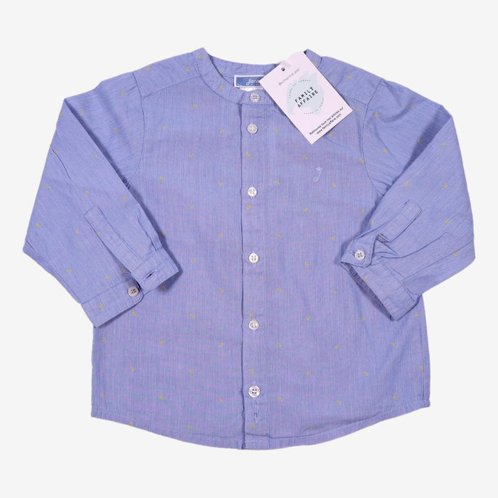 JACADI 18 mois Chemise bleu brodée