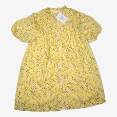 ZARA 8 ans robe jaune à fleurs