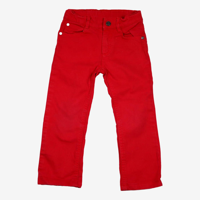 JACADI 3 ans pantalon rouge