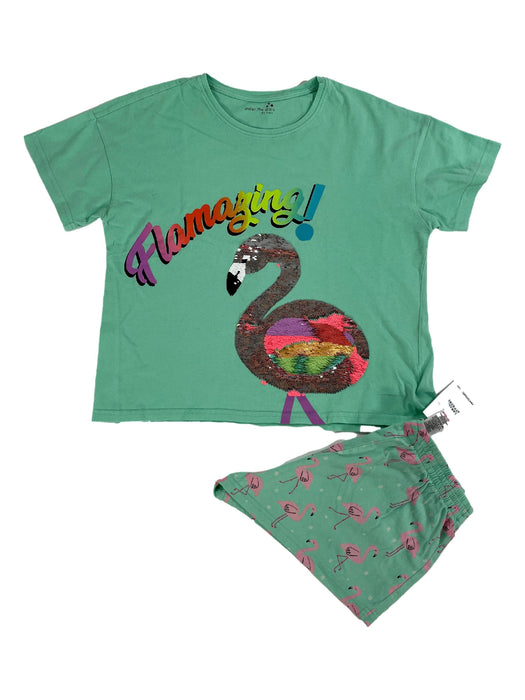 NEXT 12 ans Pyjamas vert short flamand rose