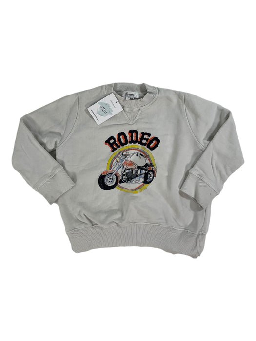 BONPOINT 6 ans Pull sweat blanc rodeo (défaut)