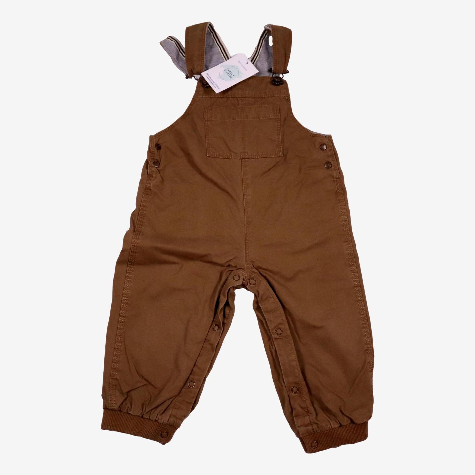 PETIT BATEAU 18 mois salopette longue marron