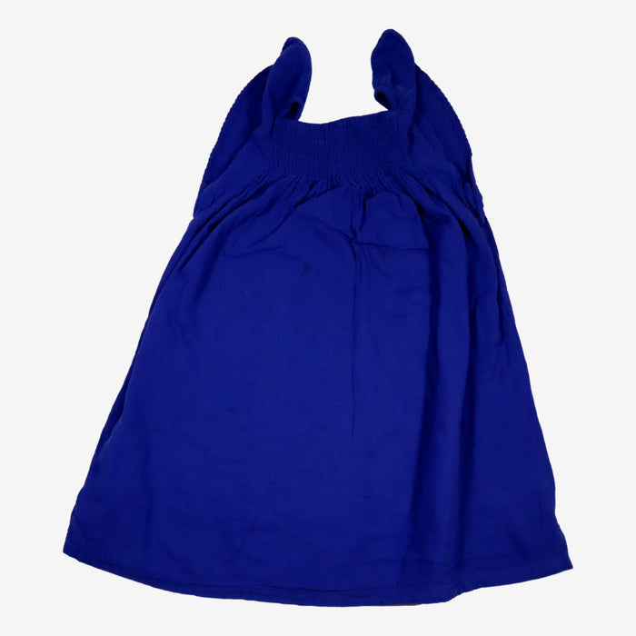 BONTON 8 ans robe bleu coton (défaut)