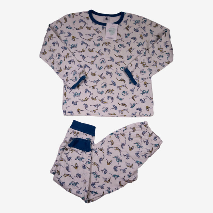 PETIT BATEAU 10 ans Ensemble pyjama imprimé léopards