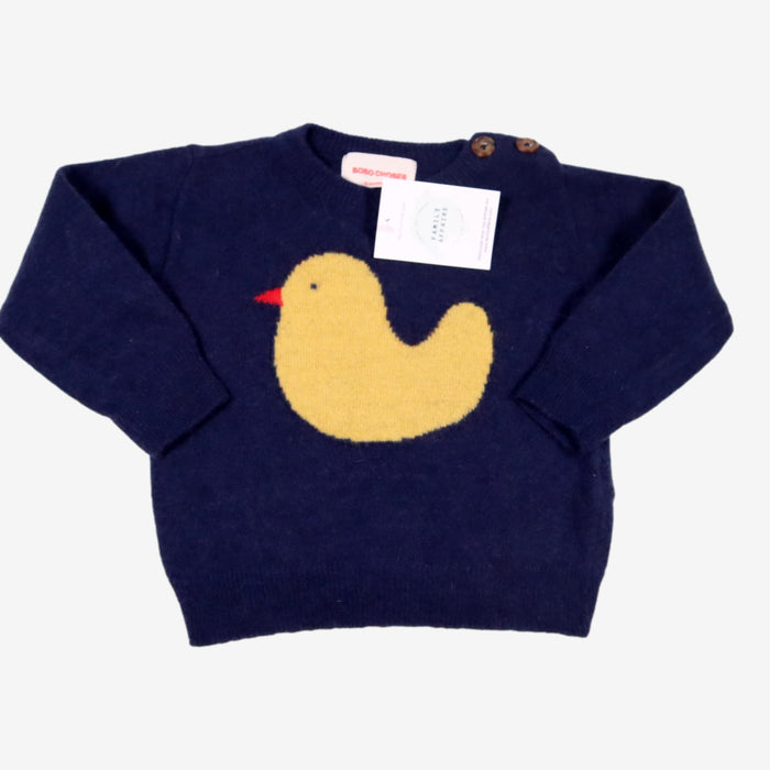 BOBO CHOSES 12 mois Pull en laine canard