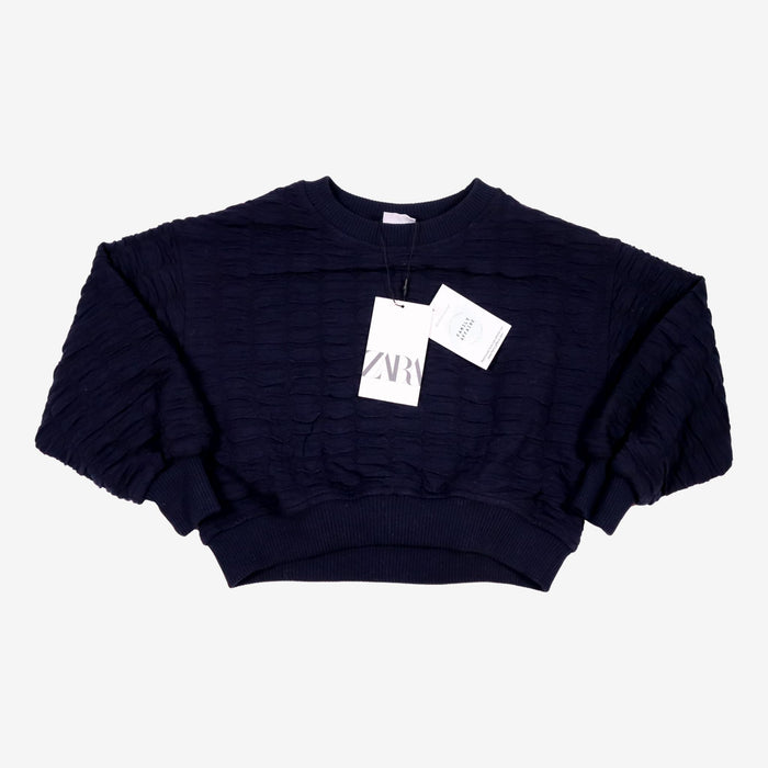 ZARA 7 ans  neuf Sweat bleu marine