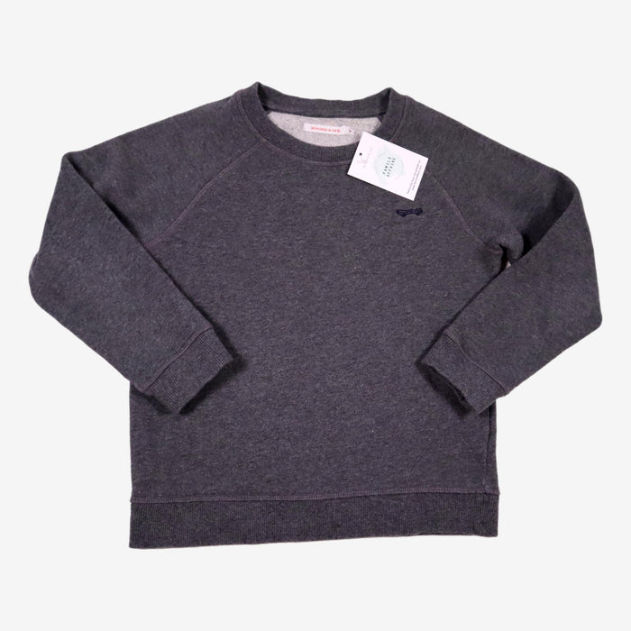 MONOPRIX 8 ans sweat gris foncé