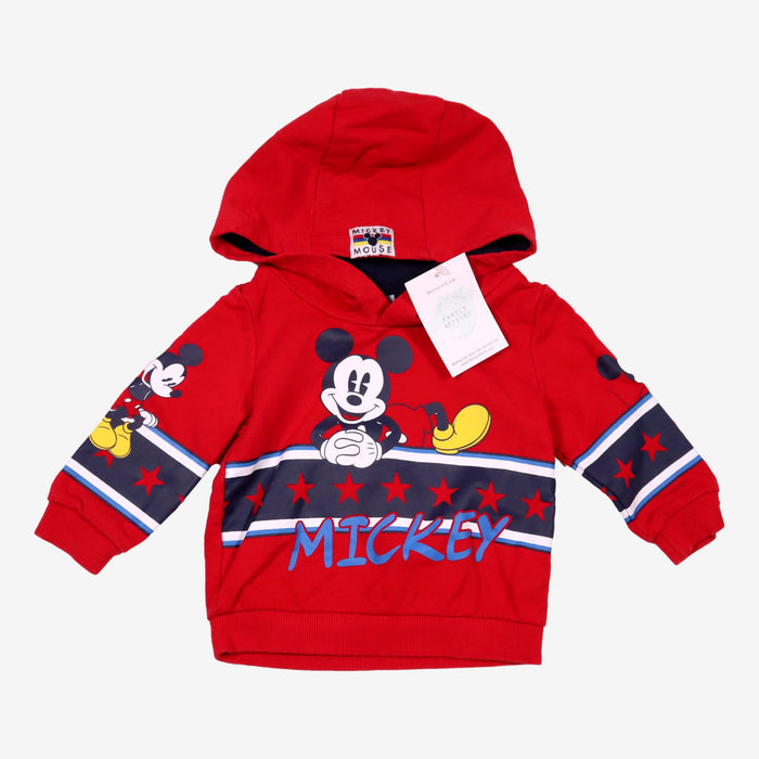 DISNEY 6 mois sweat rouge mickey