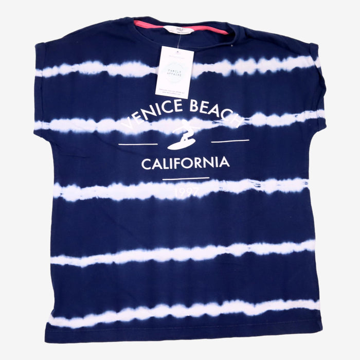 M&S 10 ans tee shirt tie & dye bleu venice beach