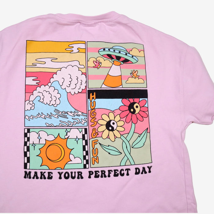 ZARA 10 ans tee shirt rose make your perfect day