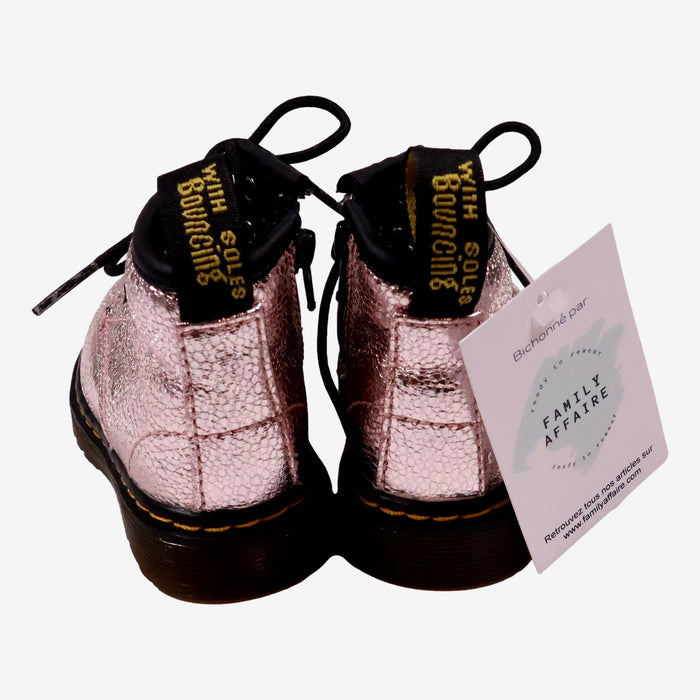 DOC MARTENS P19 bottines dorées rose