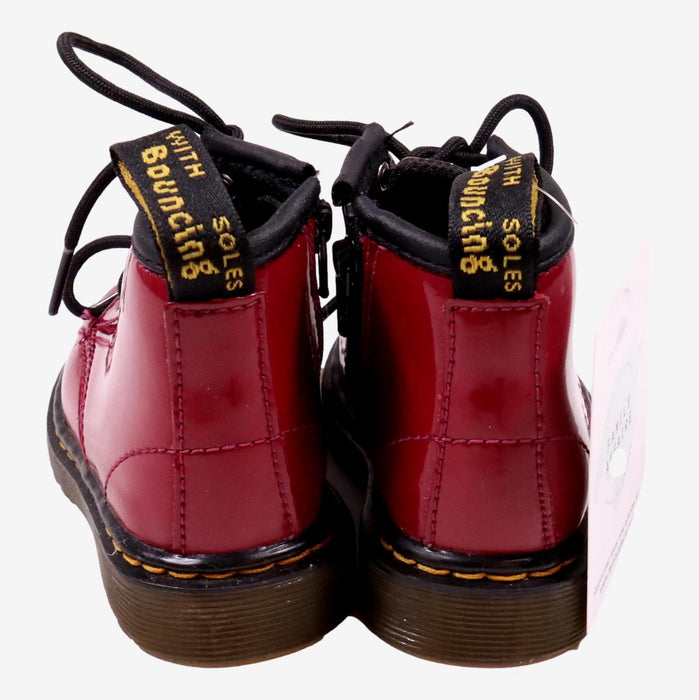 DOC MARTENS P20 bottines rouge vernis