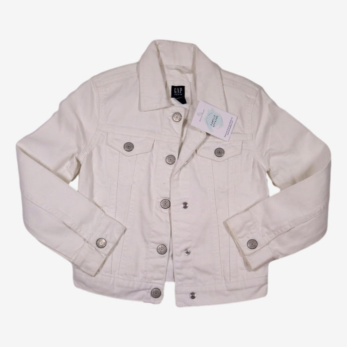 GAP 6/7 ans Veste en jean blanc