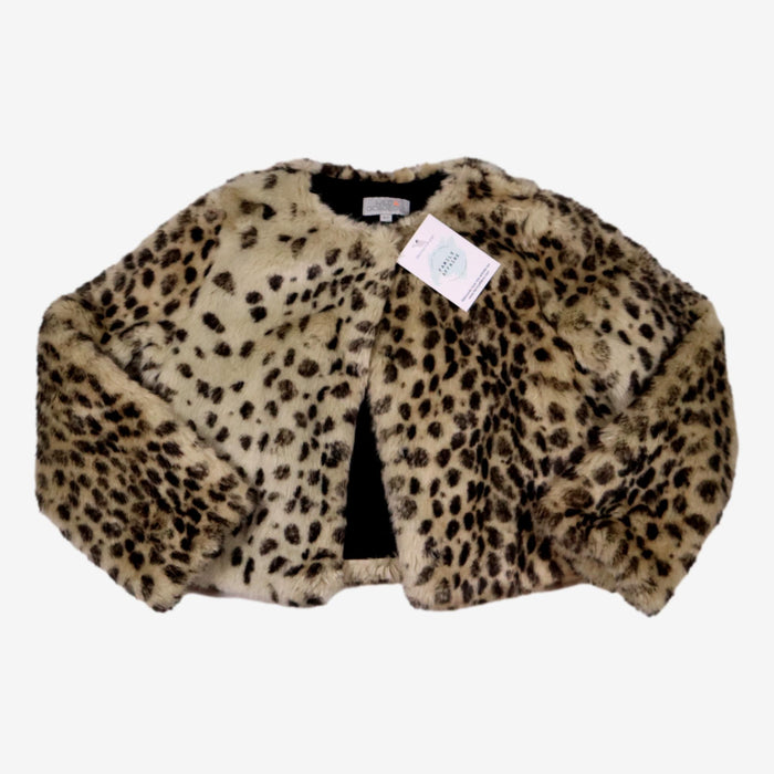 WILD & GORGEOUS 6/7 ans Veste fausse fourrure guépard