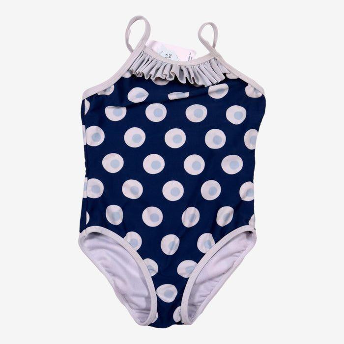 SNAPPERROCK 4 ans Maillot de bain 1 pièce à pois bleu