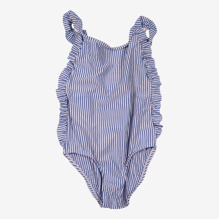 ZARA 5 ans Maillot de bain 1 pièce rayures bleues et blanches