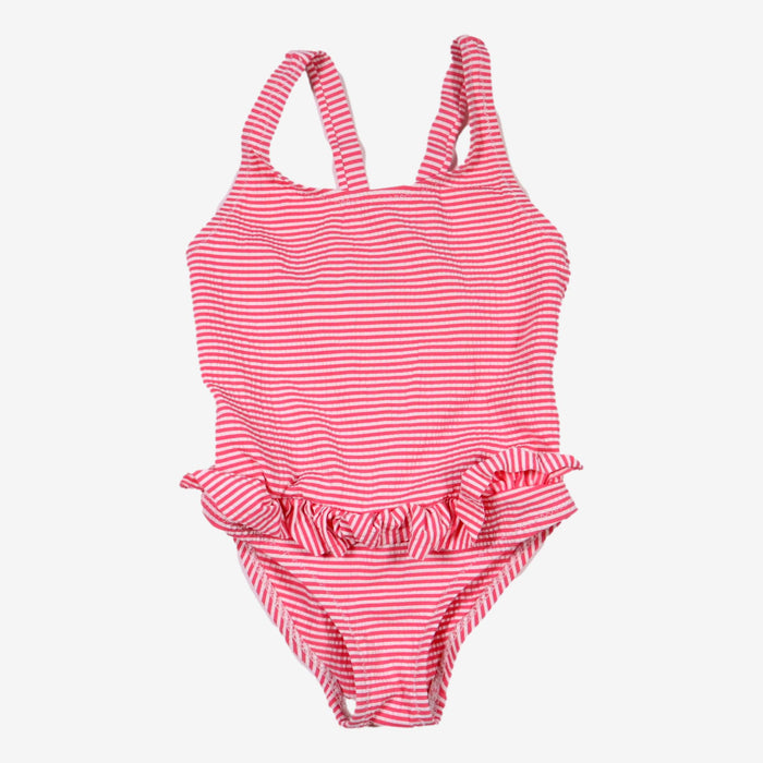 BOUT'CHOU 2 ans Maillot de bain 1 pièce rayures roses et blanches