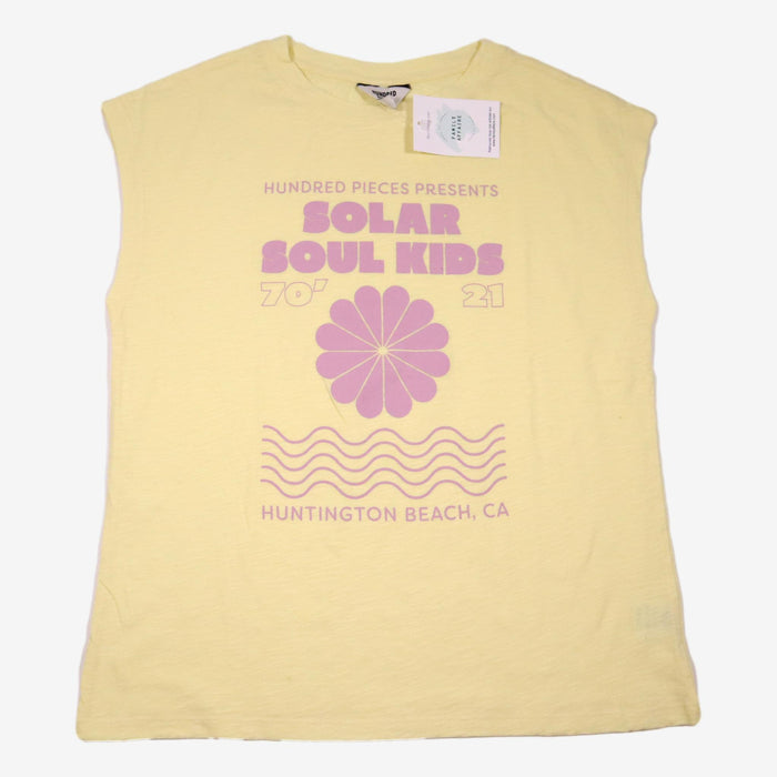 HUNDRED PIECES 14 ans Tee-shirt Solar kids jaune pastel