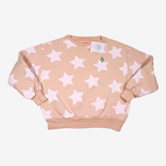 THE ANIMALS OBSERVATORY 6 ans Sweat beige motifs étoiles