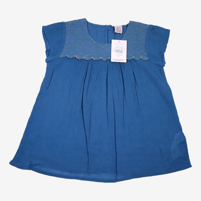 KARL MARC JOHN 12 ans Blouse bleu bimatière