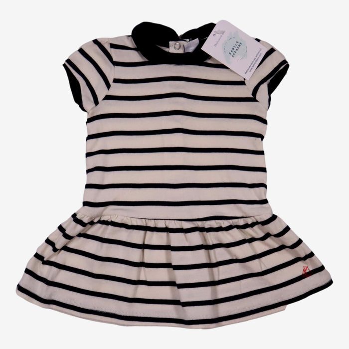 PETIT BATEAU 12 mois Robe marinière