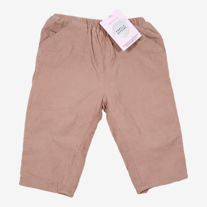 C DE C 12 mois Pantalon velours beige