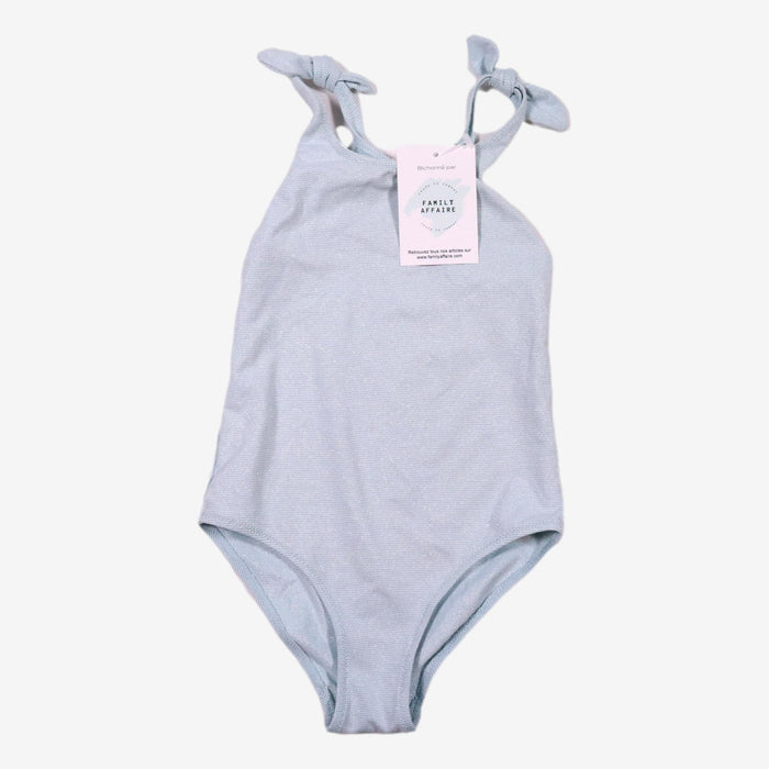 MONOPRIX 4 ans Maillot 1 pièce bleu clair pailleté