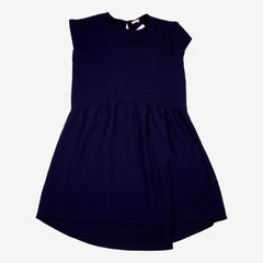 ZARA 12 ans Robe gaufrée bleu marine