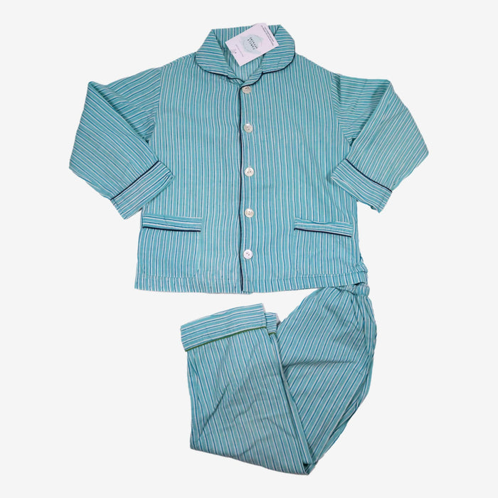 H 4 ans Pyjama ensemble rayures bleues