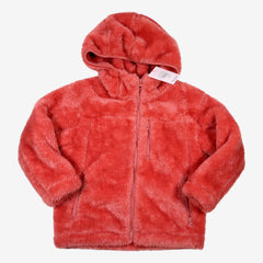 UNIQLO 6 ans Veste en moumoute rose